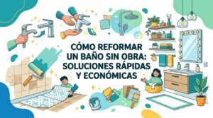 Cómo reformar un baño sin obra: soluciones rápidas y económicas